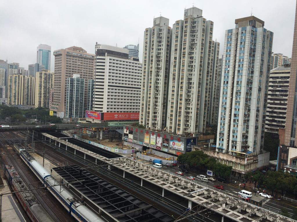 Guangsheng International Hotel Luohu Railway Station Shénzhen Exterior foto