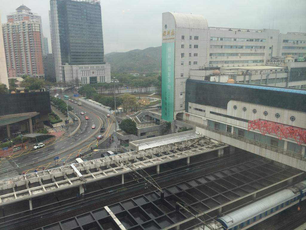 Guangsheng International Hotel Luohu Railway Station Shénzhen Exterior foto